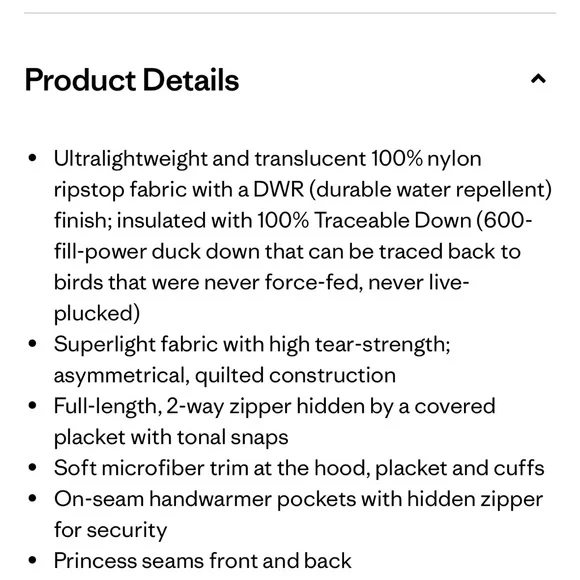 Patagonia Fiona long quilted down hooded jacket burgundy/dark current size small - Picture 4 of 11